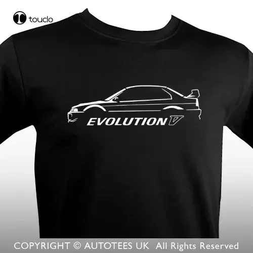 New Fashion Summer Tee Shirt Japanese  Lancer Evo 5   Inspired T-Shirt Cotton T-Shirt