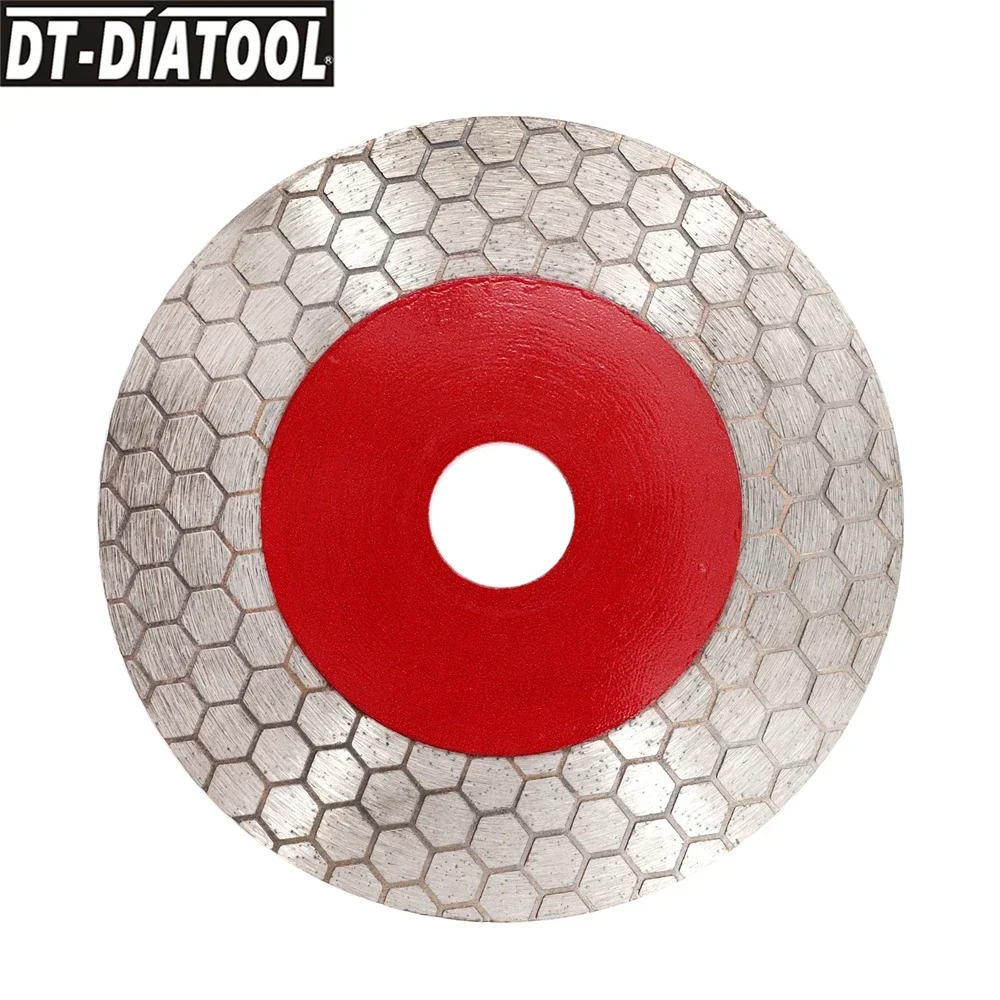 DT-DIATOOL 1 Dia115mm/125Mm Kim Cương Thấy Lưỡi Xay Lục Giác Cho Gốm Sứ Đá Cẩm Thạch Đá Nhân Tạo Đĩa Cắt