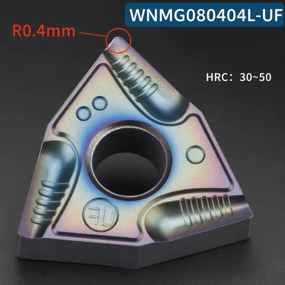 WNMG080404L-UF  WNMG080408L-UF WNMG080404R-UF WNMG080408R-UFCarbide Insert Slotting Grooving Turning Insert CNC Metal Lathe Tool