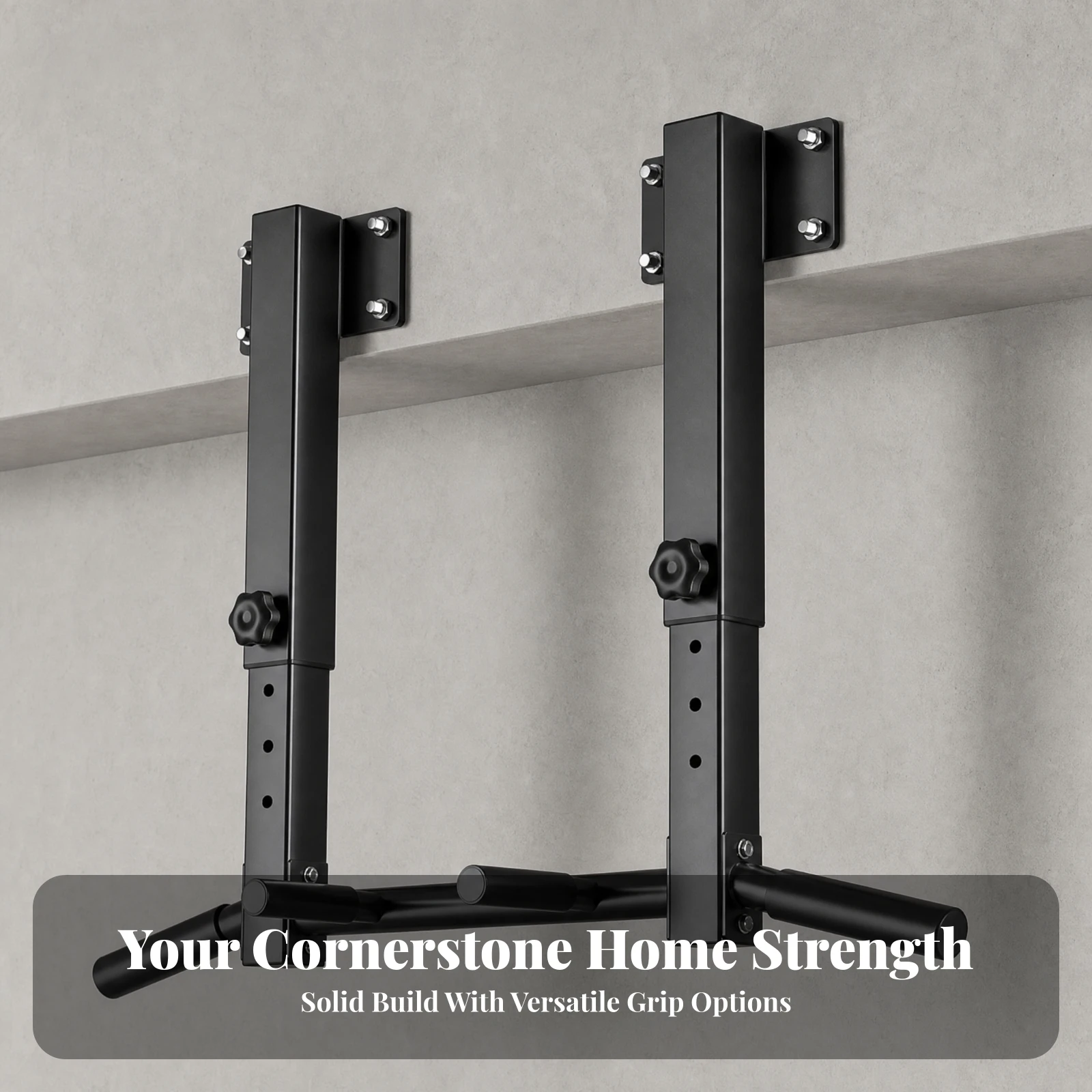 Pull-up Bar with Multiple Grip Positions Space-Saving Adjustable Pull-up Bar Fitness Equipment Easy to Install Wear-Resistant