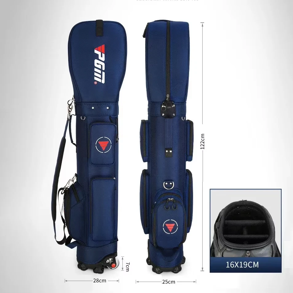 PGM Golf Bag with Wheels Ultra-light Sport Standard Golf Bags Large Capacity Golf Aviation Ball Storage Multifunctional QB069 view 6