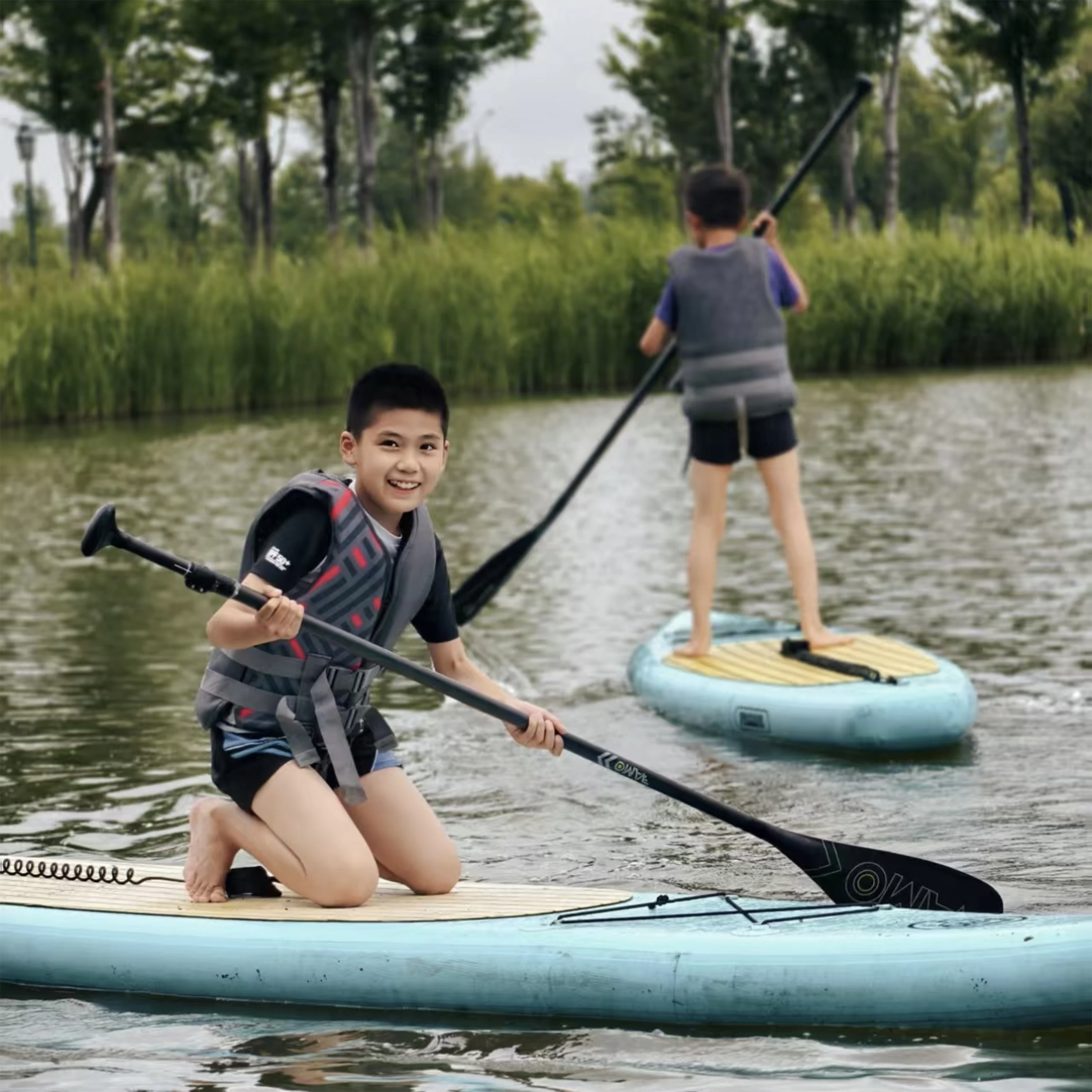 

New Rafting Neoprene Life Jacket Swimming Fishing Vest Snorkeling For Kids Kayaking Boating Survival Suit Sports