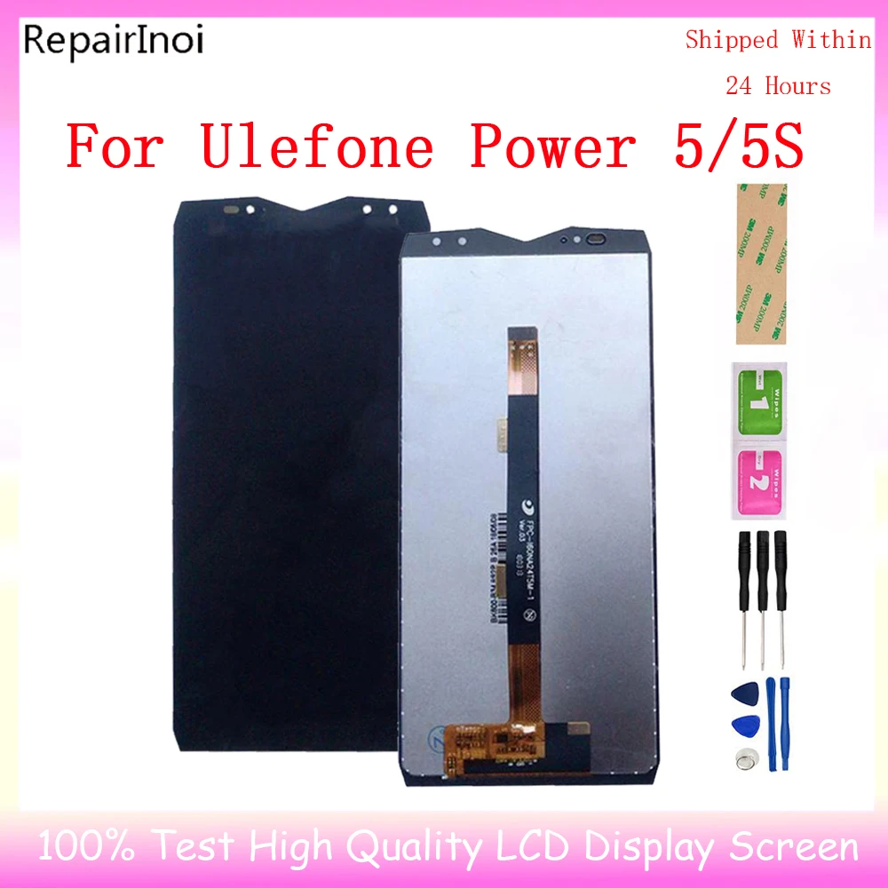 Mobile LCD Display For Ulefone Power 5 LCD Display Touch Screen Sensor For Ulefone Power 5S Digitizer Panel LCDs Tools