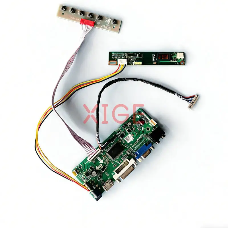 

Комплект платы контроллера ЖК-экрана для LP121X04 HSD121PX12 LP121X1 LP121X05, 20-контактный LVDS, 1-CCFL, 1024x768, HDMI+DVI+VGA