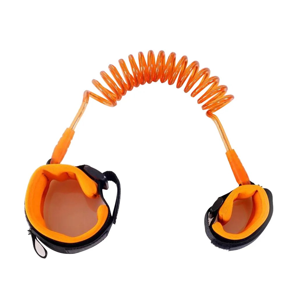 

Детский ремень безопасности 2 м, анти-потерянный ремень, тяговая веревка на запястье, эластичный, удобный, прочный, двухслойный клейкий браслет для