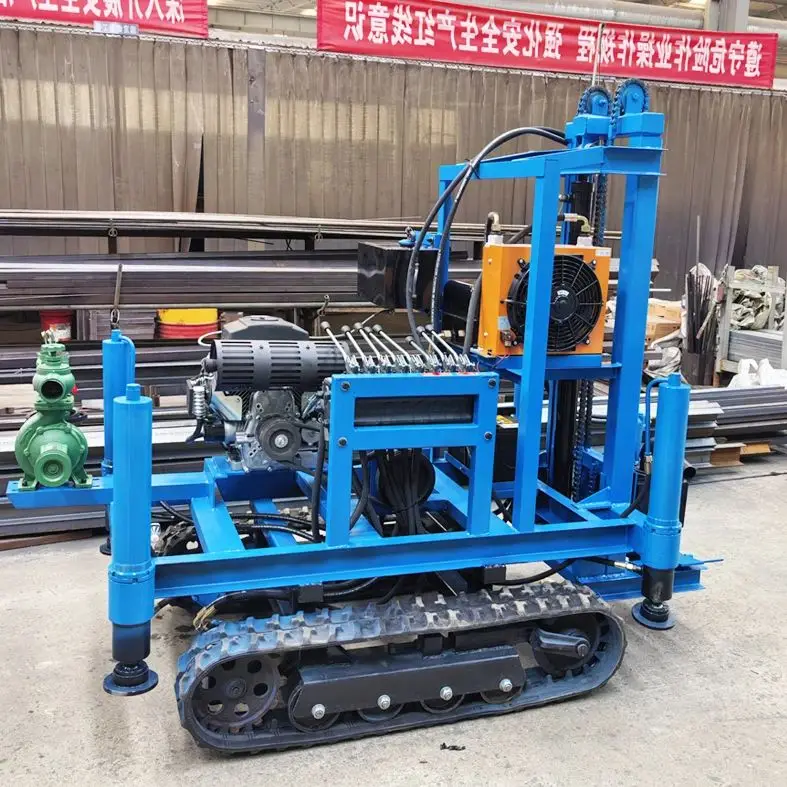 

Индивидуальная портативная дизельная гидравлическая буровая установка для водяных скважин 100м 150м 180м на колесном или гусеничном ходу, высокая эффективность