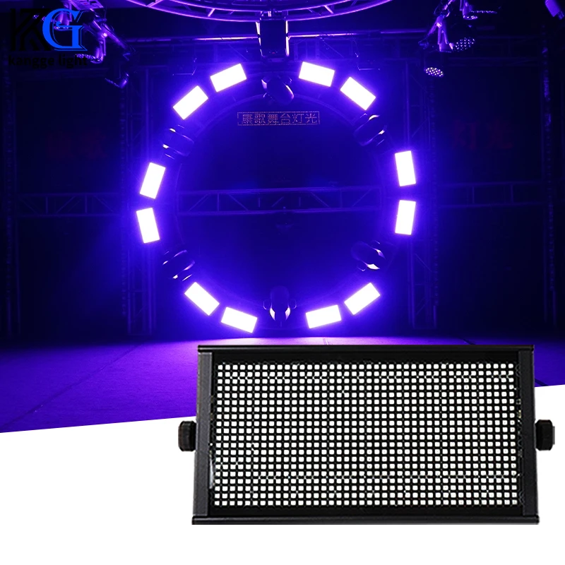 

Led DJ Bar 120 Segment Strobe Light Numbers Letters Flash Light with 120 built-in effects Running Horse Wash Effect for KTV