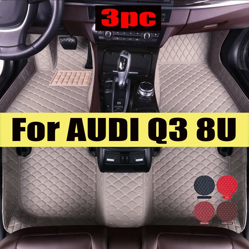 

Car floor mats for AUDI Q3 8U 2012 2013 2014 2015 2016 2017 Custom auto foot Pads automobile carpet cover interior trunk mat