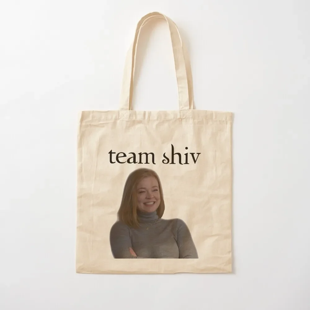 

team shiv Tote Bag canvas shopping bag bags woman 2025 shopper bag woman custom bags