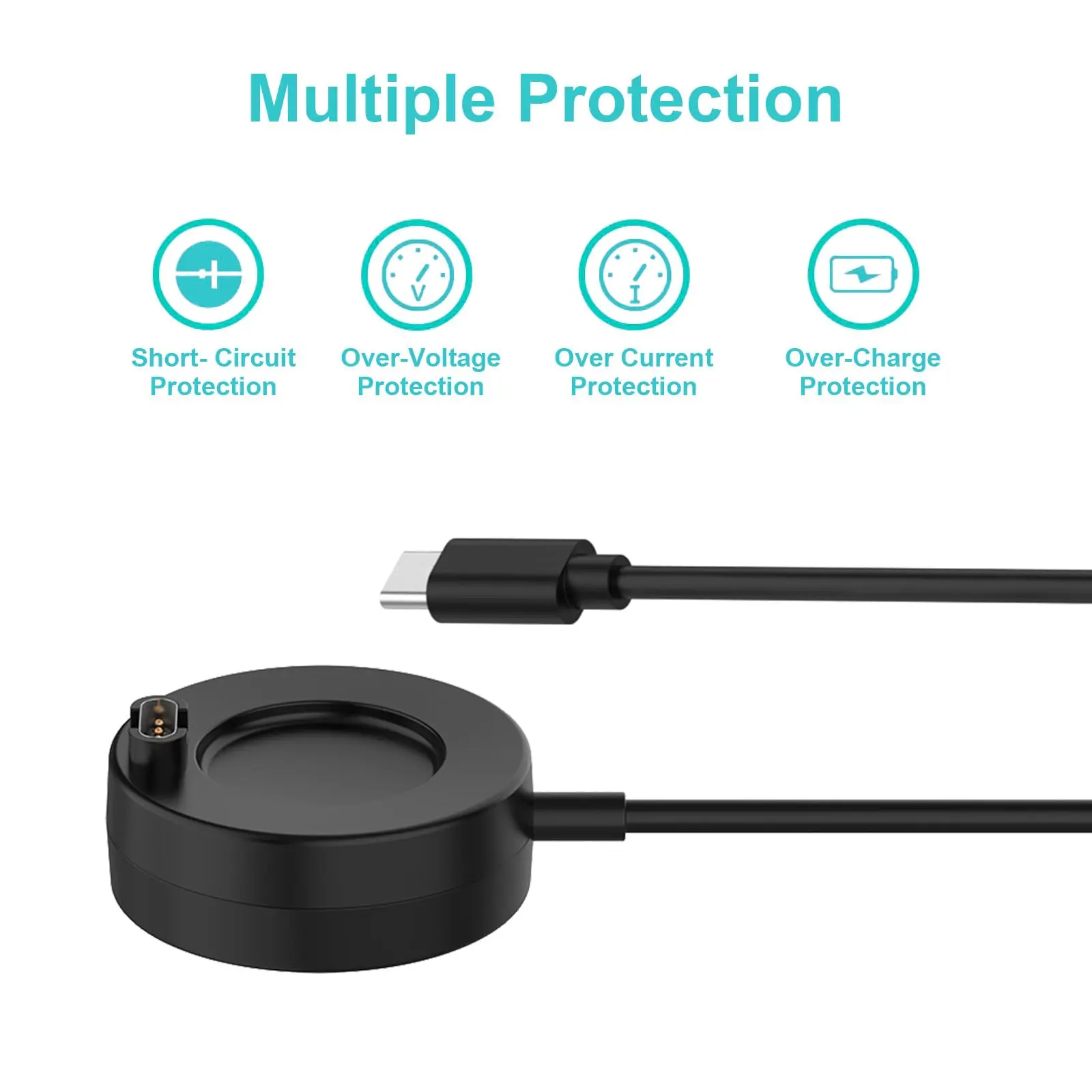 Ladekabel für Garmin-Uhren, für Forerunner 165 255 265 970 965, Garmin-Ladestation für Fenix 8 7 6 Pro Solar Vivoactive – Detail 4