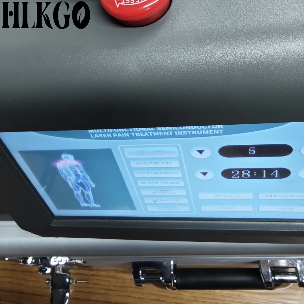 

Advanced Technology HLKGO 5W Cold Laser 808/650nm for Diabetic Neuropathy Rotator Cuff Injury Human Veterinary Pain