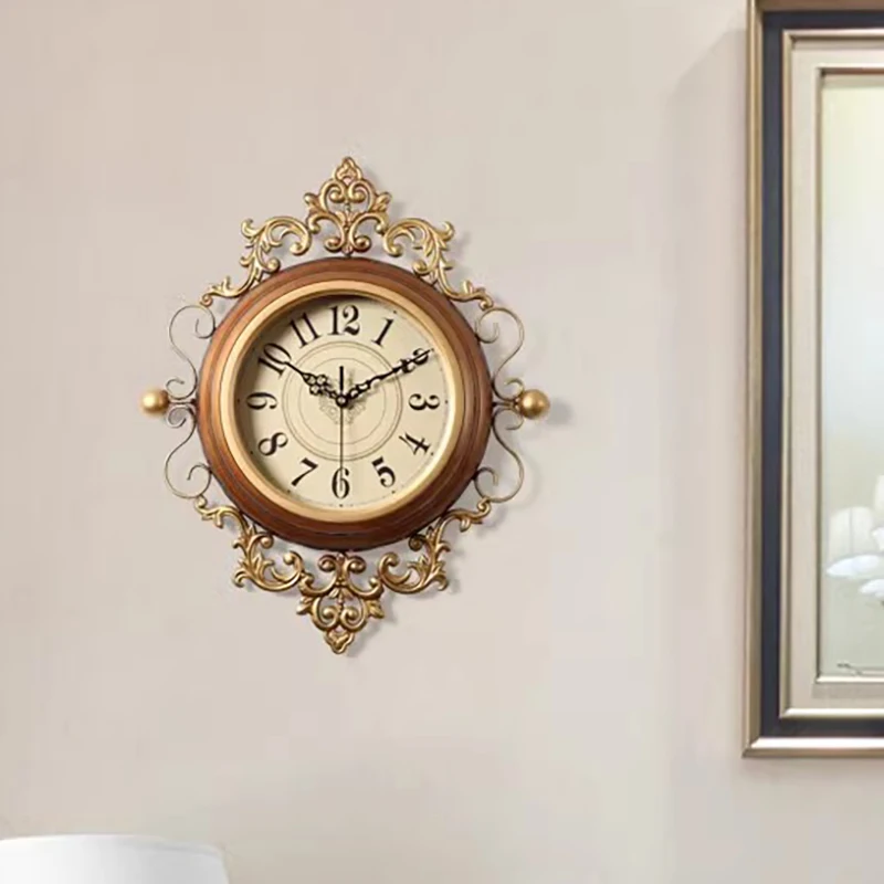 

Modern Electronic Wall Clock Silent Vintage Office Fashion Wall Clock Round Nordic Relojes De Pared Home Decorating Items