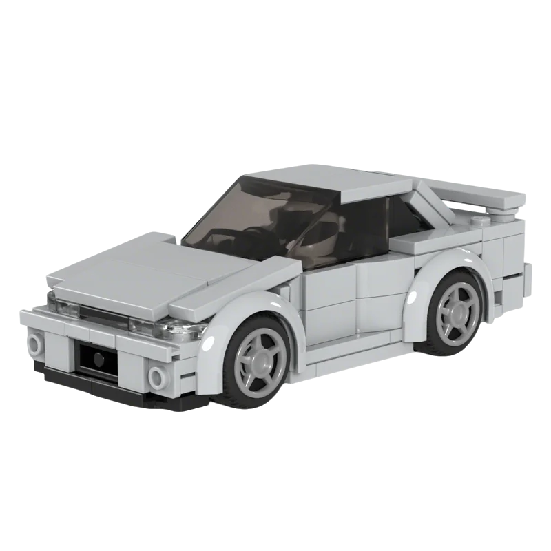 188pcs MOC Nissanes Skylines GT-R R33 City Model Building Blocks Christmas Gift Brick Birthday Education Display Craft Creative