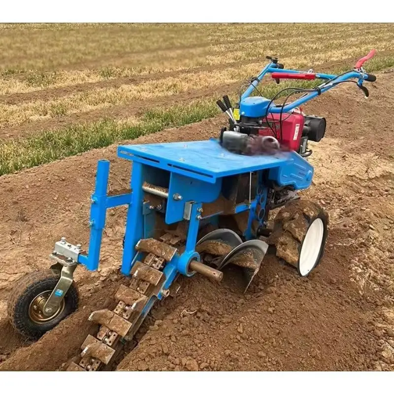 Customized Mini Trench Digging Machine Hydraulic Drive Wheel Trencher Depth Width for Municipal Utility Cable Pipe Laying Sale