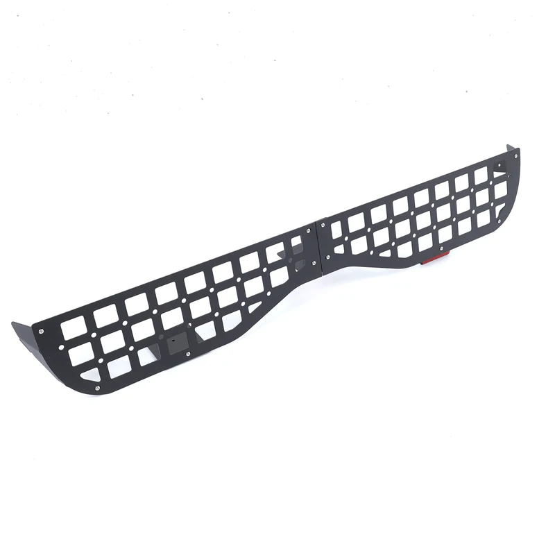 For Land Rover Defender 90 110 130 2020-25 Aluminum Alloy Black Car Tailgate Window Storage Fence Panel Car Interior Accessories