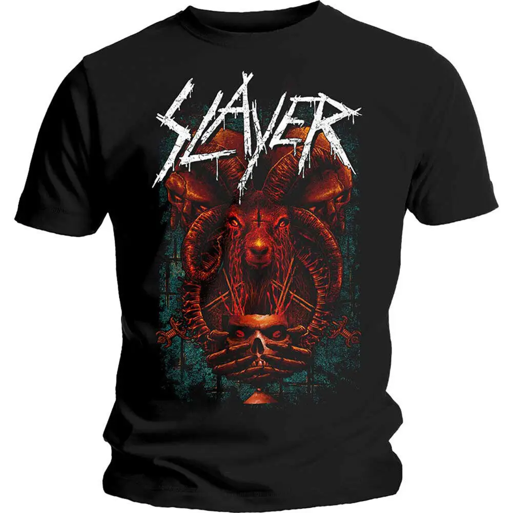 Men's Slayer Offering Slim Fit T shirt Small Black