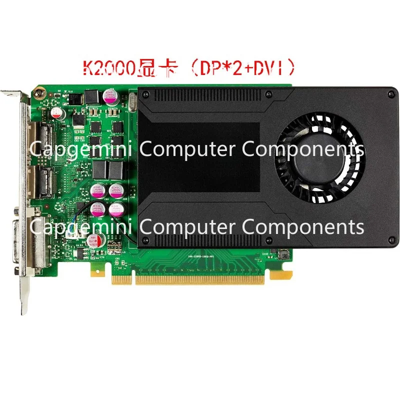 CCC90%New Pulled  For Leadtek Quadro K2000 K2000D 2GB Graphics Card PCI‑E DVI DP 4K Multi‑Screen Medical CAD Rendering Tested OK