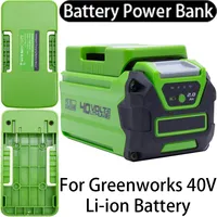 Battery Power Bank for Greenworks 40V Li-ion Battery Mobile Phone Fast Charge Power Bank Power Tool Accessories