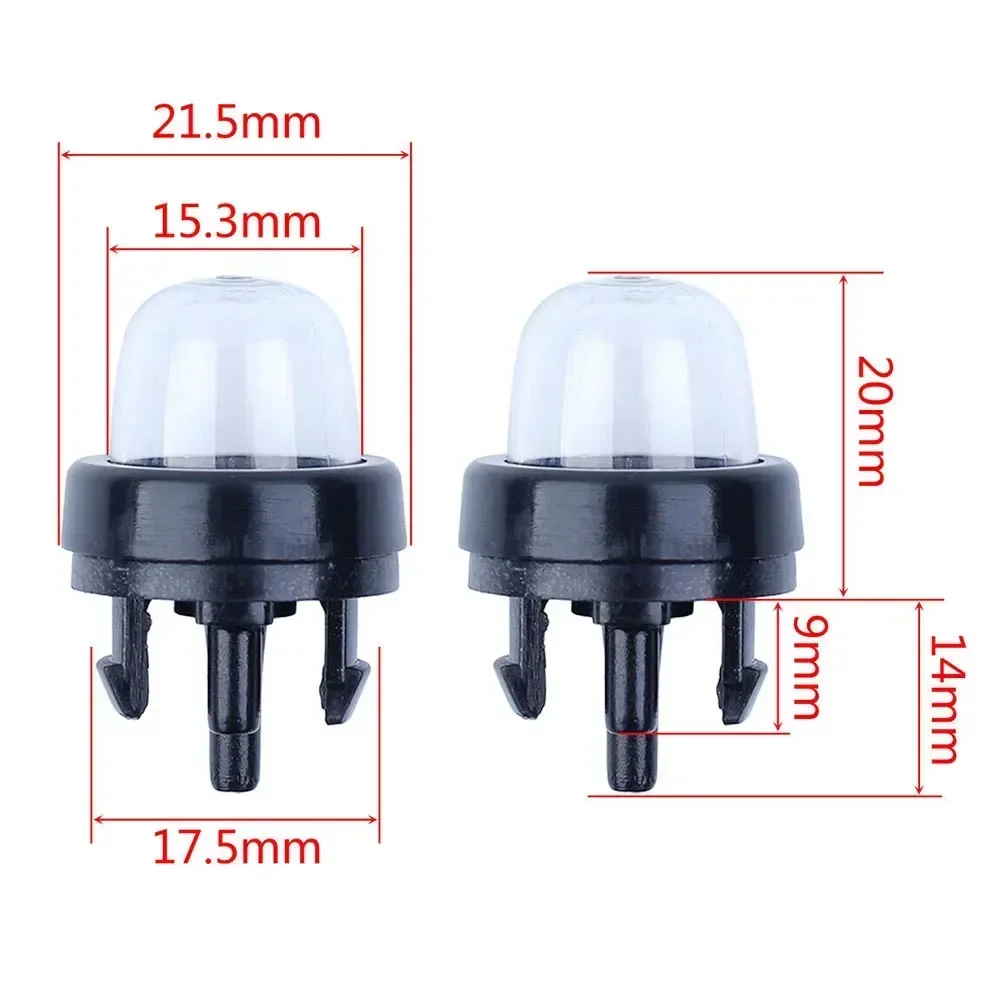2pcs For Husqvarna Petrol Snap In Primer Bulb Fuel Pump Bulbs For Chainsaws Blowers Trimmer Chainsaw Carburetor
