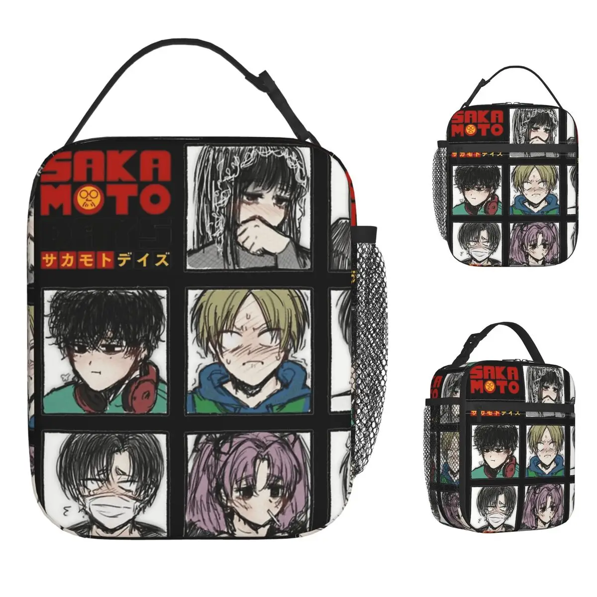 

Sakamoto Days Lunch Bag For Child Graphic Lunch Box Cute Outdoor Picnic Cooler Bag Portable Oxford Thermal Tote Handbags
