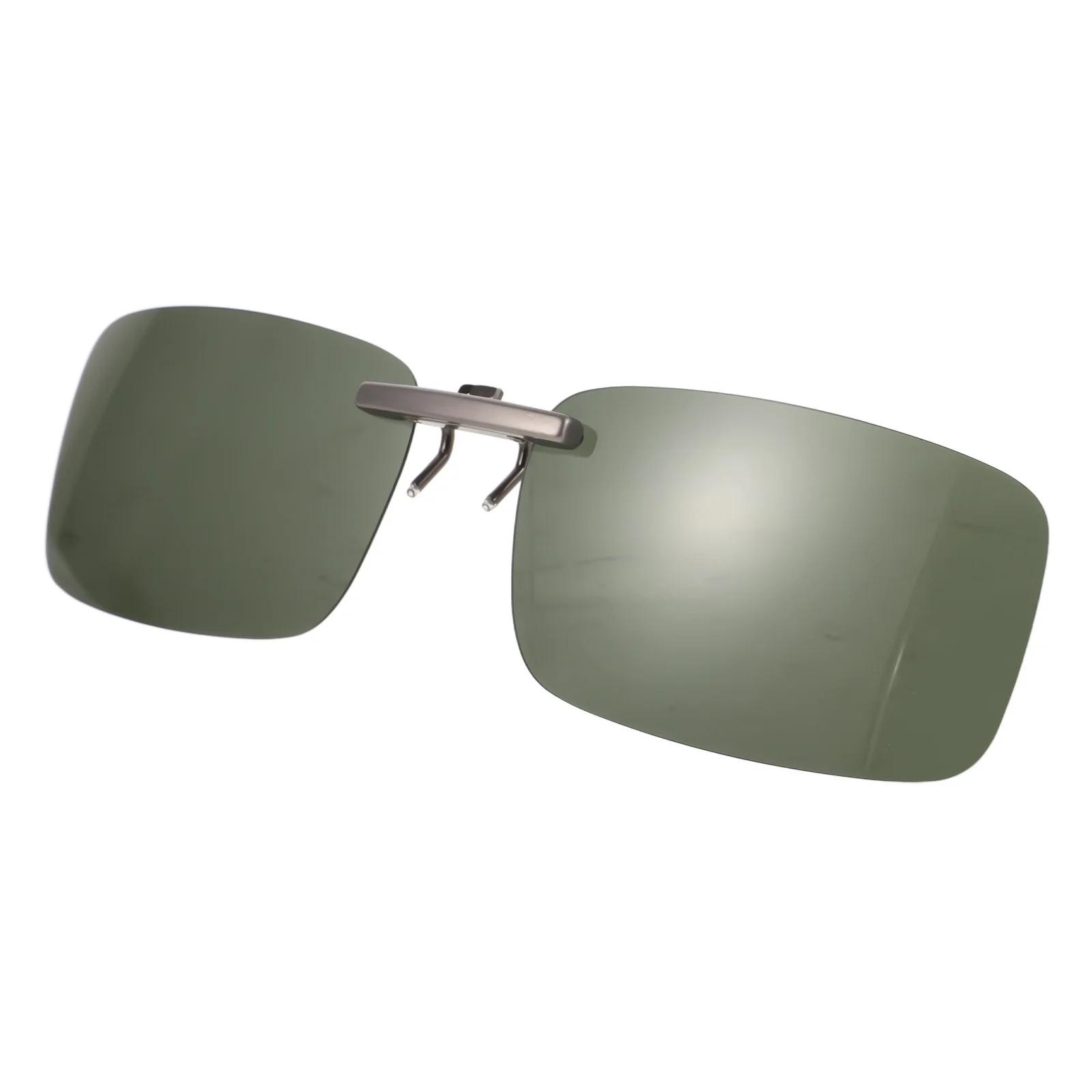 

Clip on Polarized Sunglasses Frameless Sunglass Clips for Glasses Unisex Driving Fishing Outdoor Clip on Sunglasses