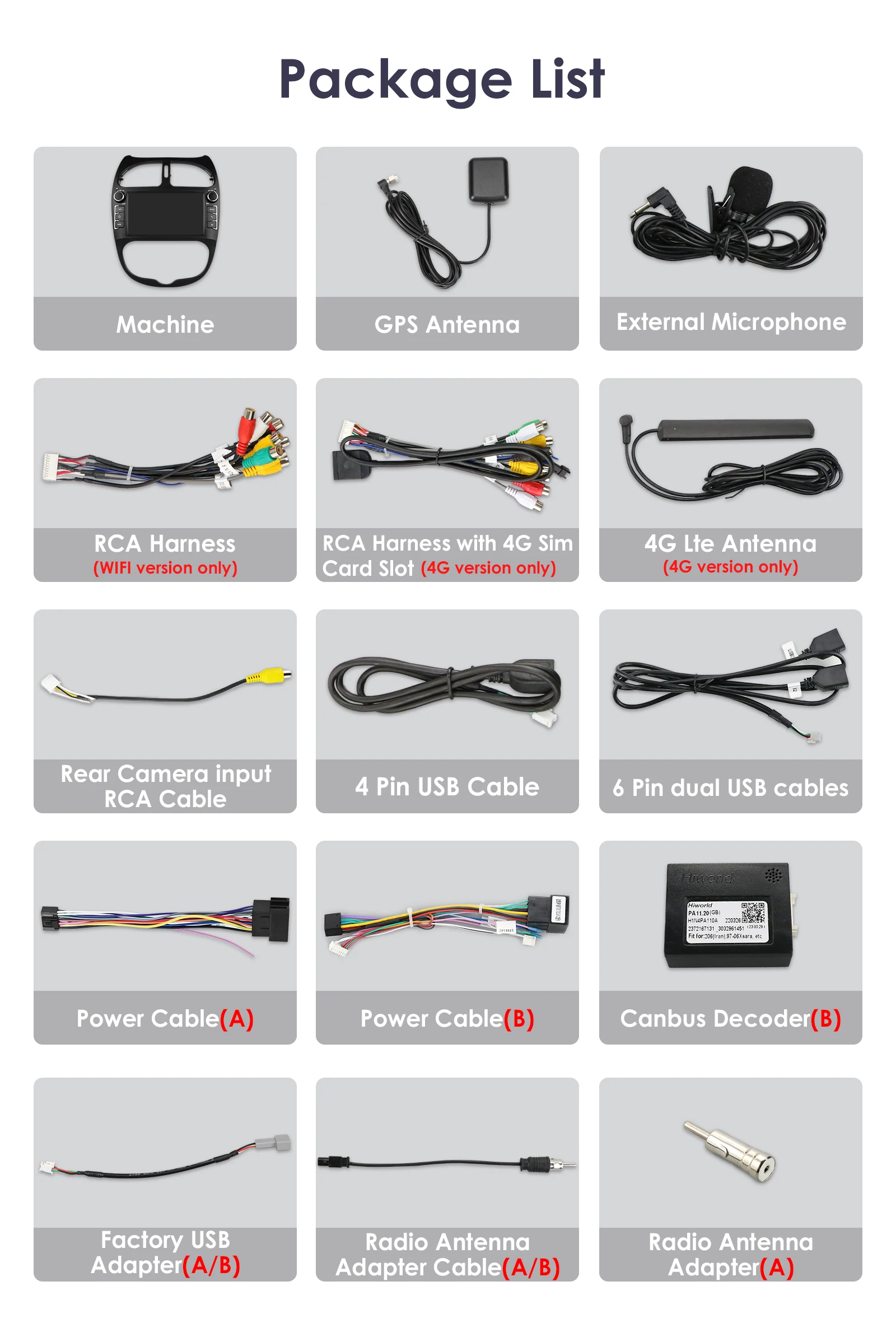 Radio con sistema inteligente para coche Hizpo de 7 pulgadas para Peugeot 206 206CC 206SW 2000 - 2008 Android todo en uno inalámbrico CarPlay Android Auto 6