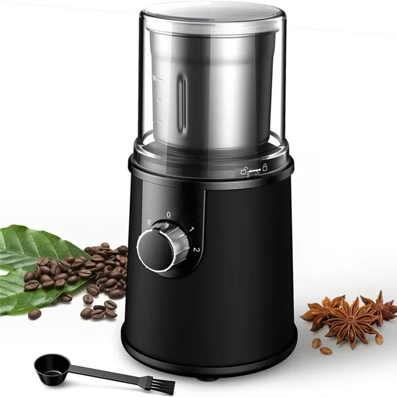 A84G-Electric Coffee Grain Mill Electric Coffee Grinder Suitable For Coffee Beans,Herbs B EU Plug