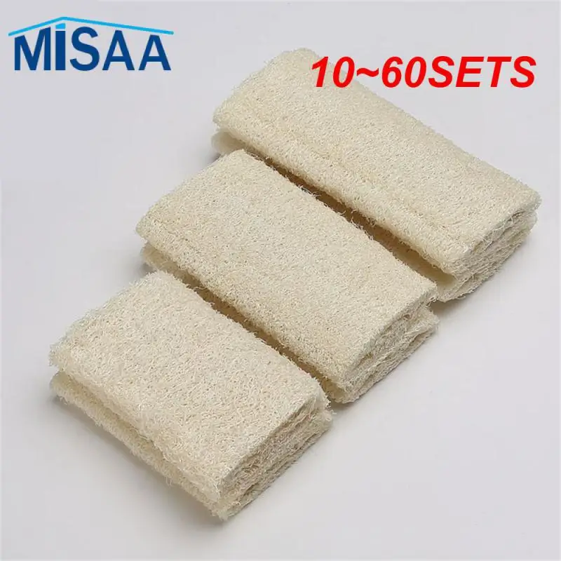 10~60SETS Traceless Towel Gourd Rag Washing Dishes No Hair Loss Easy To Clean Kitchen Cleaning Home Supplies Cleaning Cloth