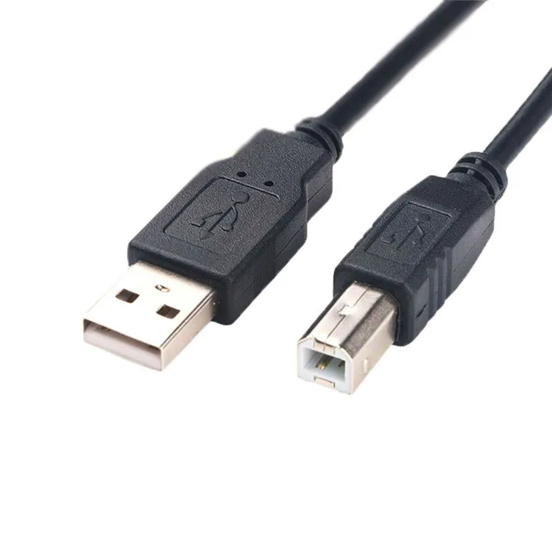 

USB 2.0 Printer Cable Type A Male To B Male Scanner Cord Compatible with HP Canon Brother Dell Epson Lexmark Xerox and More