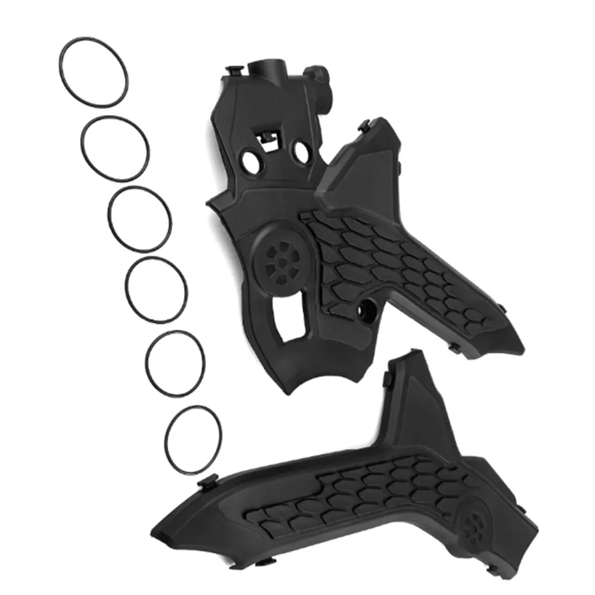 #94D (Black)Motorcycle Frame Protection Covers,Motorbikes Accessories