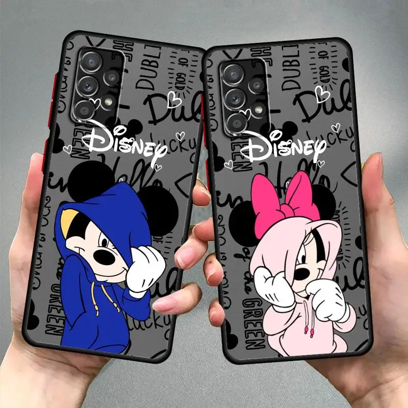 Etui na telefon Samsung Galaxy A12 A13 A15 A22 A14 A23 A25 A33 A24 A32 A34 A35 52 A55 A53 A54 A73 A72 4G 5G Disney Minnie Mickey