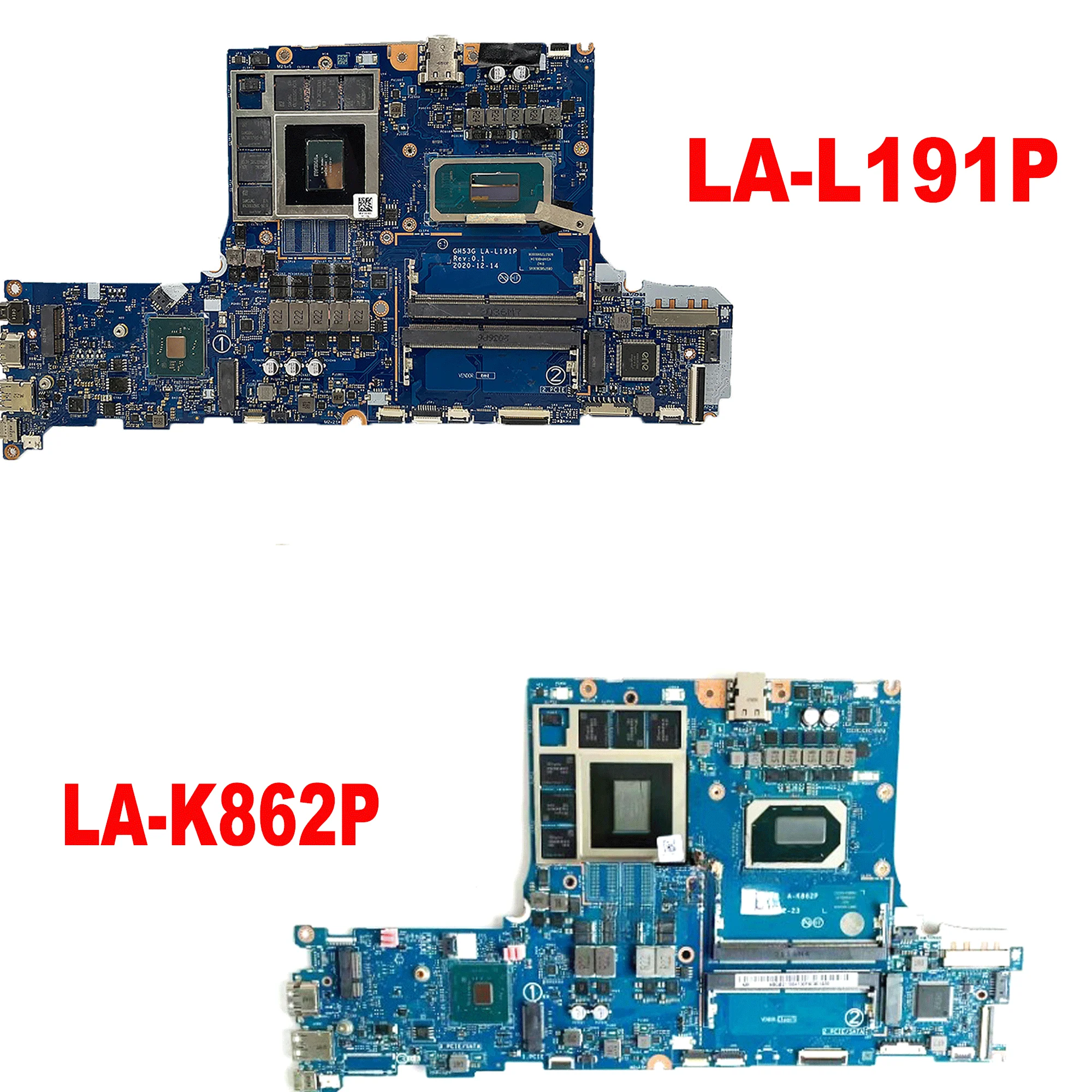 GH51M LA-K862P motherboard for Acer Predator PH315-53-71HN AN515-55 laptop motherboard with i7-10750H CPU RTX3060 6GB GPU DDR4