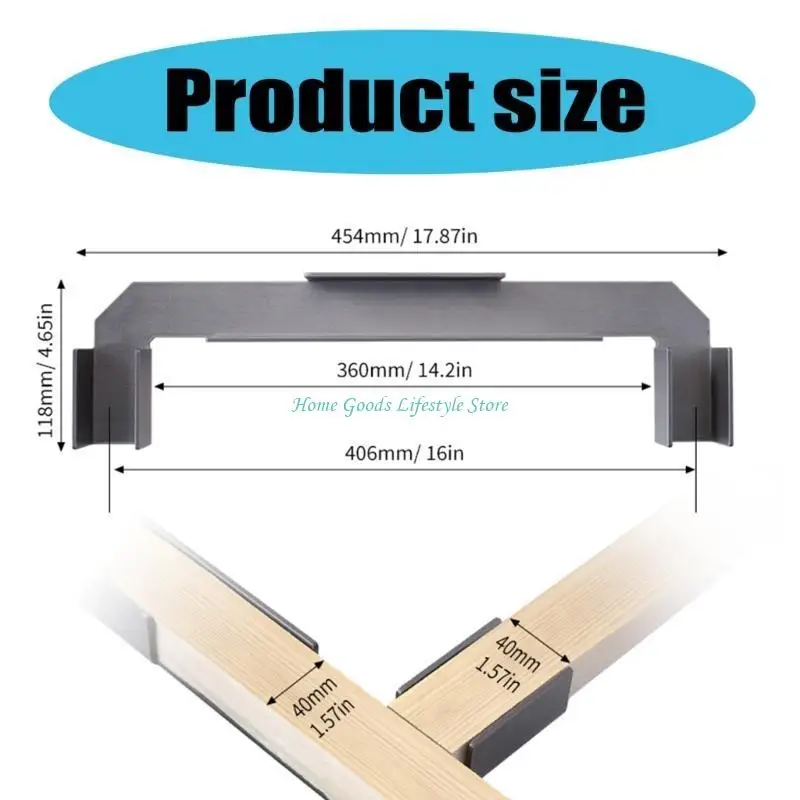 E74E Легко в использовании 16 -дюймовый зажим железных рамков для деревообработки достичь стабильный угол 90 градусов