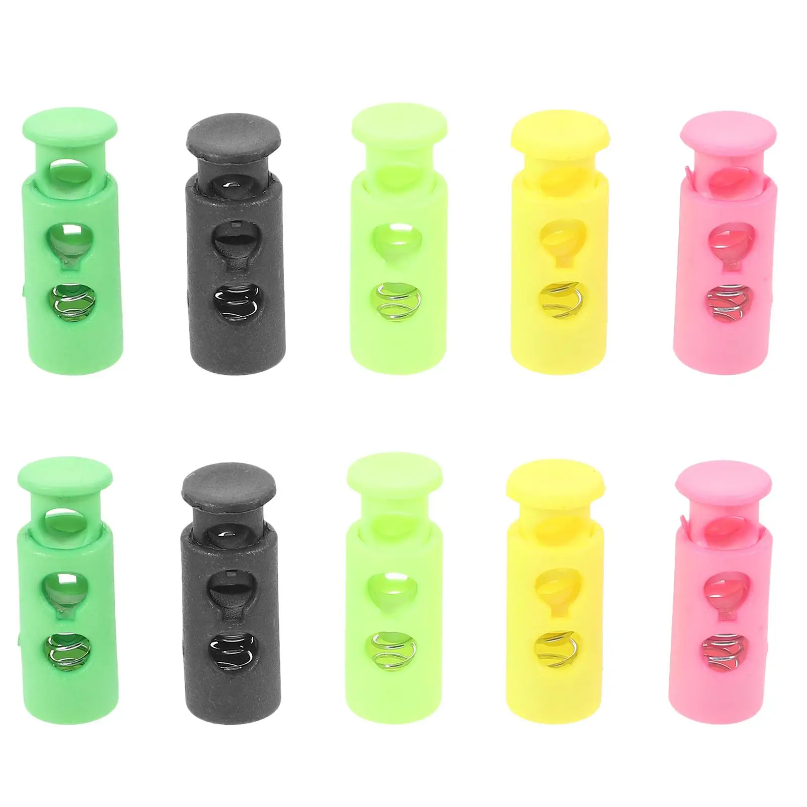 10 Pcs Knitting Needle Stoppers Colored Spring Caps for Crochet Hooks Sewing End Plastic Craft Kits Versatile Flexible Locking