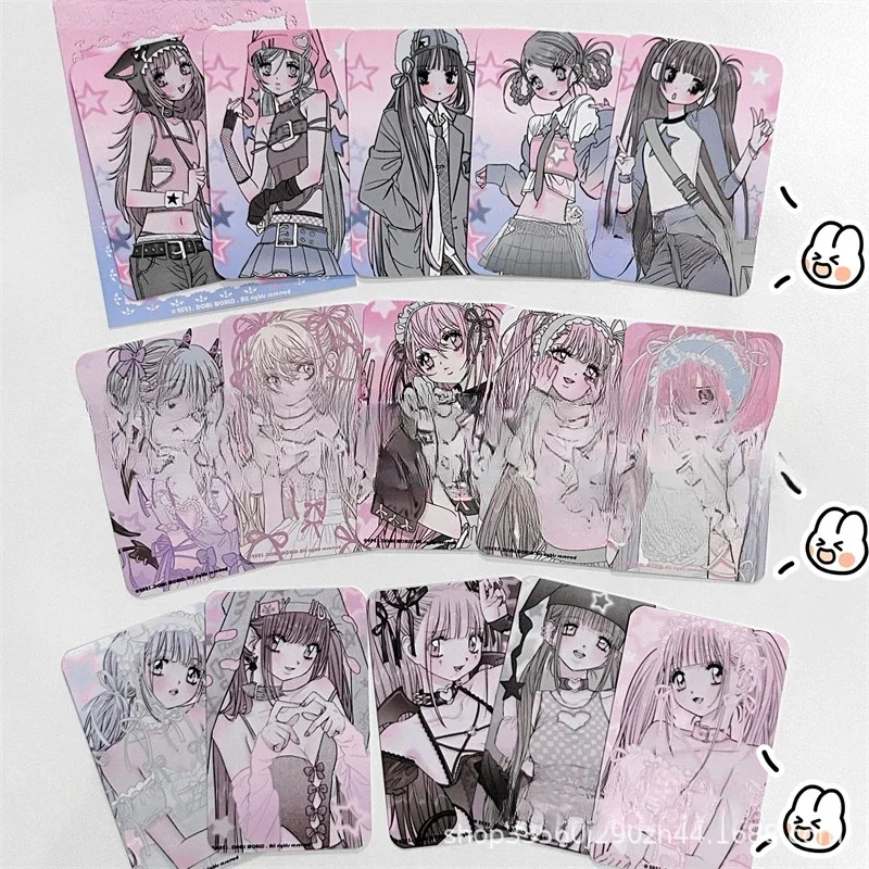 Милая 3-дюймовая маленькая карточка в Корейском стиле в азиатском стиле Y2k Корейская горничная реквизит для фотографий в стиле Ins