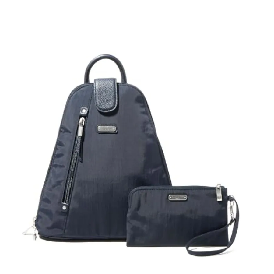 

Metro Backpack with RFID Phone Wristlet - 9x11 Convertible Sling Bag for Women with Adjustable Shoulder Straps
