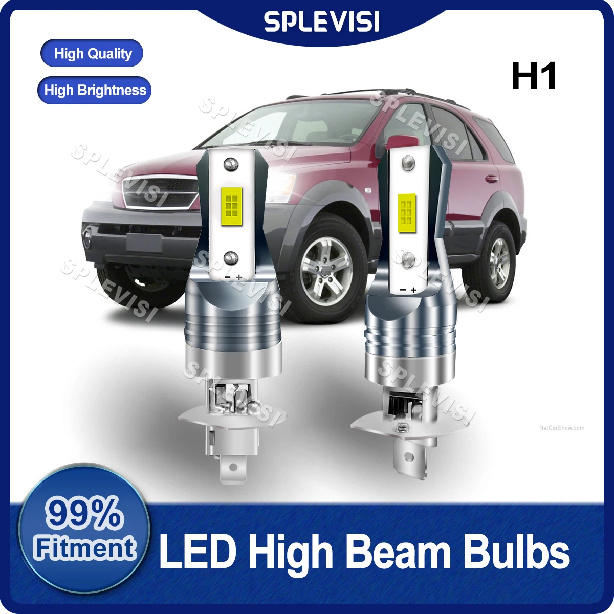 

Replace H1 Bulbs Pure White LED Headlight High Beam 12V-24V 90W 9000LM For Kia Sorento 2002 2003 2004 2005 2006 2007 2008 2009