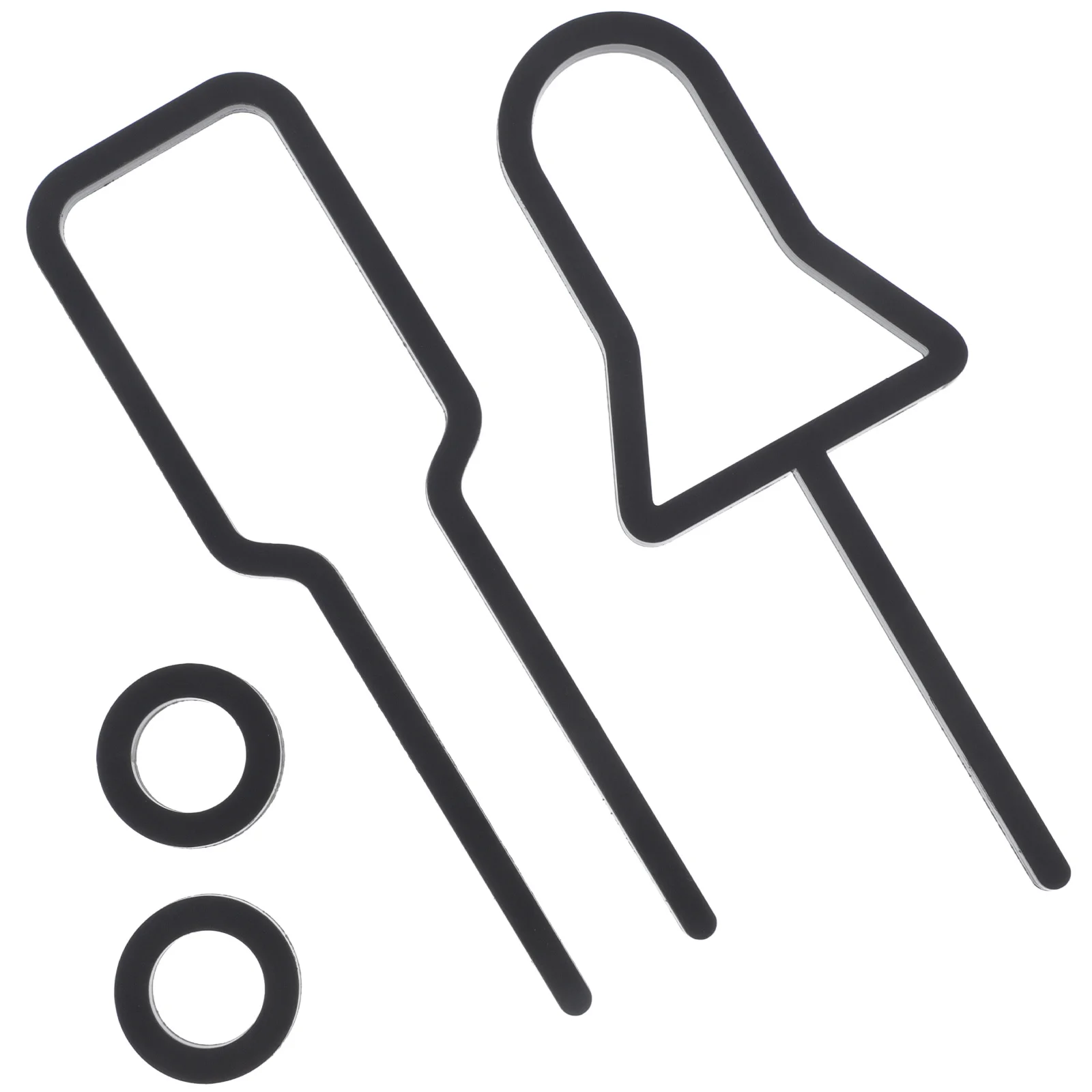 1 مجموعة المرحاض تسجيل ثلاثية الأبعاد إنهاء مرحاض تسجيل باب الحمام الحديث إطار الديكور الذكور الإناث الرموز دائم مقاوم للماء #2