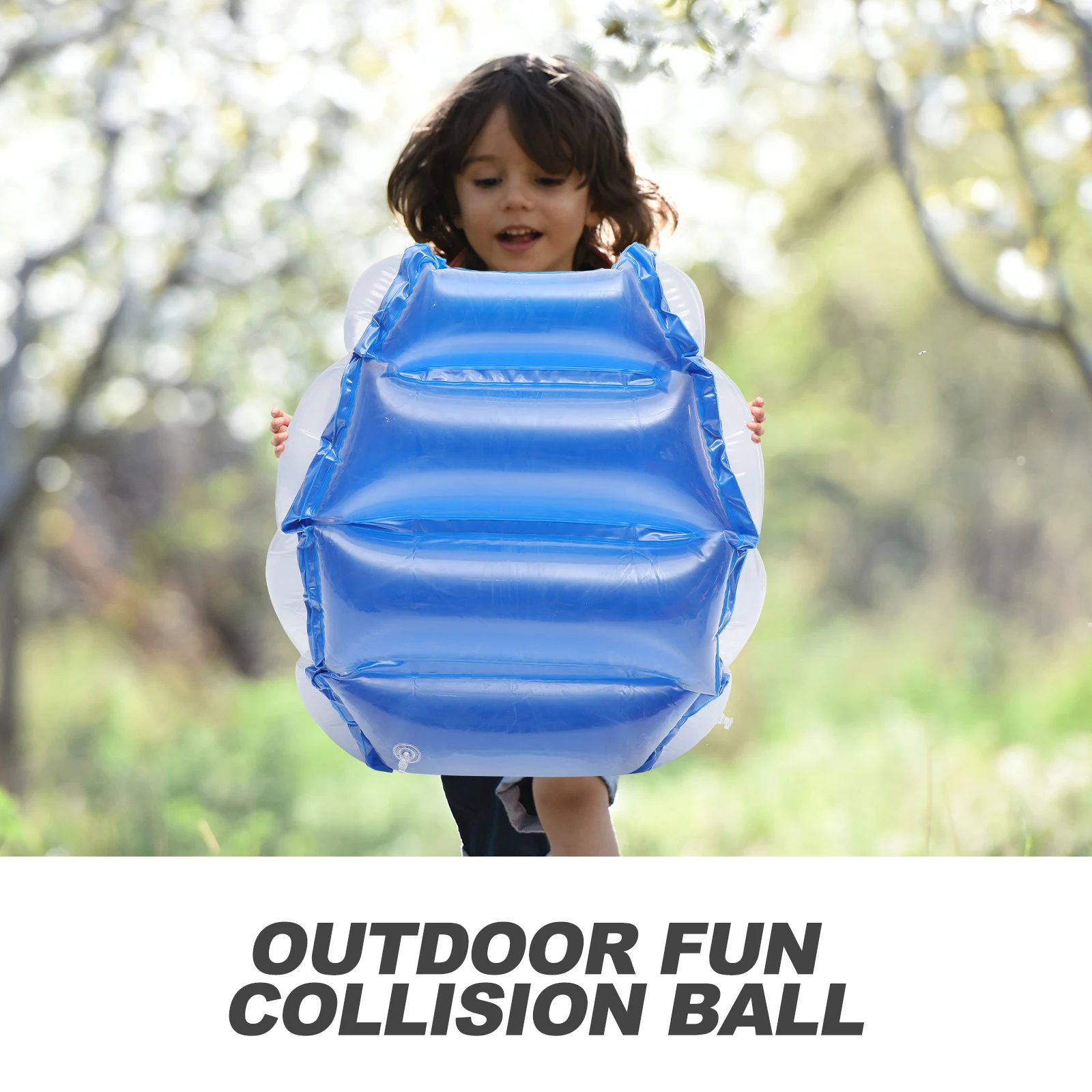 Giocattoli Palla paraurti Bambini Divertimento Collisione Gonfiabile all'aperto Giochi in PVC Prop Blu