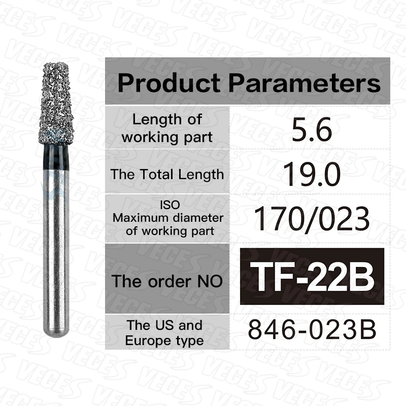 TR Typ Extra Grobe Dental Diamant Bohrer Standard Zahnmedizin Erdbeeren Bohrer Zahnarzt Werkzeuge FG High Speed Bur 1,6mm 10 stücke