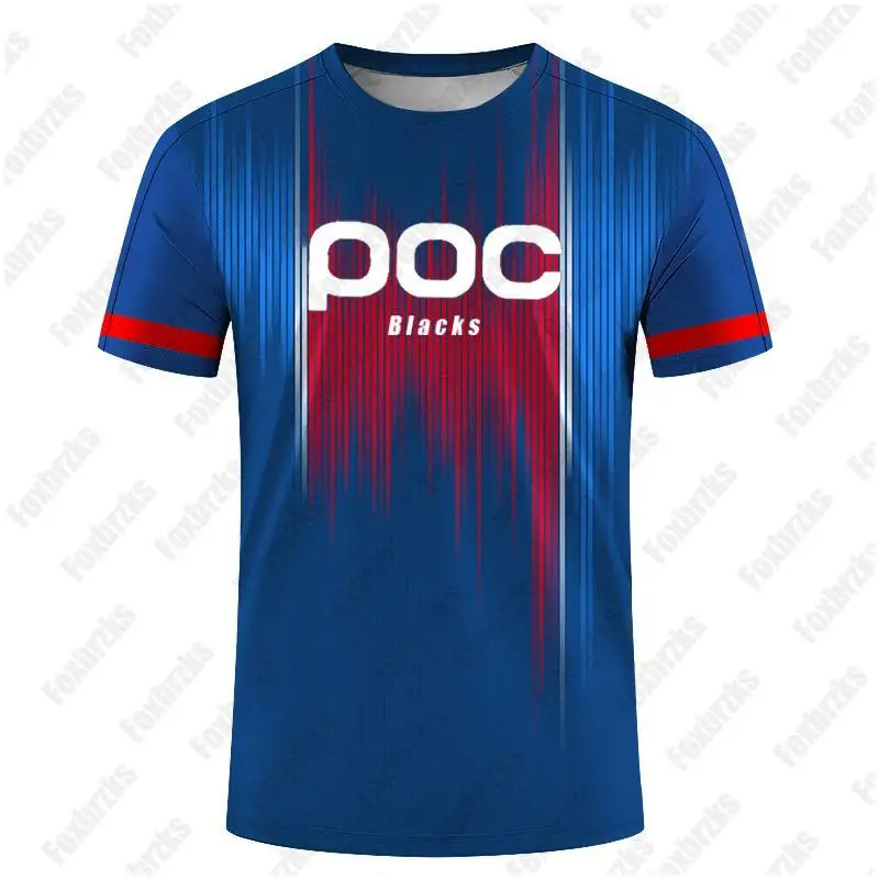 

Blacks poc 2024 Motocross Jersey Downhill MX T-Shirt Mountain Bmx Maillot Ciclismo Hombre Quick Drying Avip Mtb Cycling