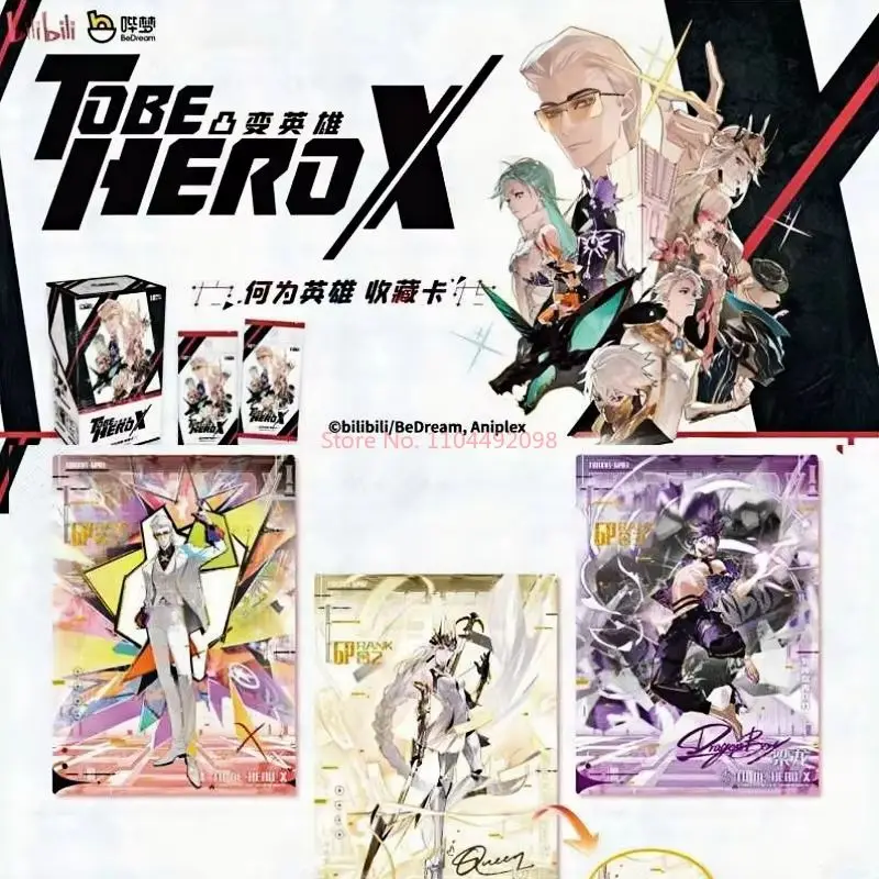 New To Be HERO X Card TOBEHEROX Series Collection Cards What Is A Hero Animation Cartoon Peripheral Card Birthday Gifts