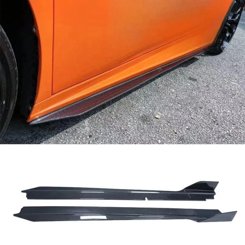 

LP610 Vorsteiner Style Carbon Fiber Front Side Skirt Car Bumper Lip for Huracan LP 610-4 LP580 Body Kit