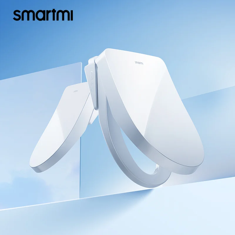 Smartmi 스마트 비데 뚜껑 2S, 야간 조명, 4 가지 청소 모드, 온도 조절 온열 시트, CN 버전