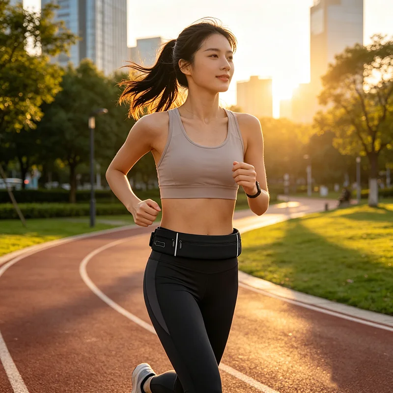 Lightweight and Portable Running Belt Waist Bag Unisex Sports Waist Bag Mobile Phone Storage Bag Outdoor Sports Fitness Bag