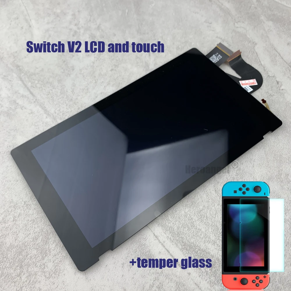 New For Switch V1 V2 Console LCD Display+Touch Screen Full Screen Assembly Digitizer Replacement For Nintendo Switch console