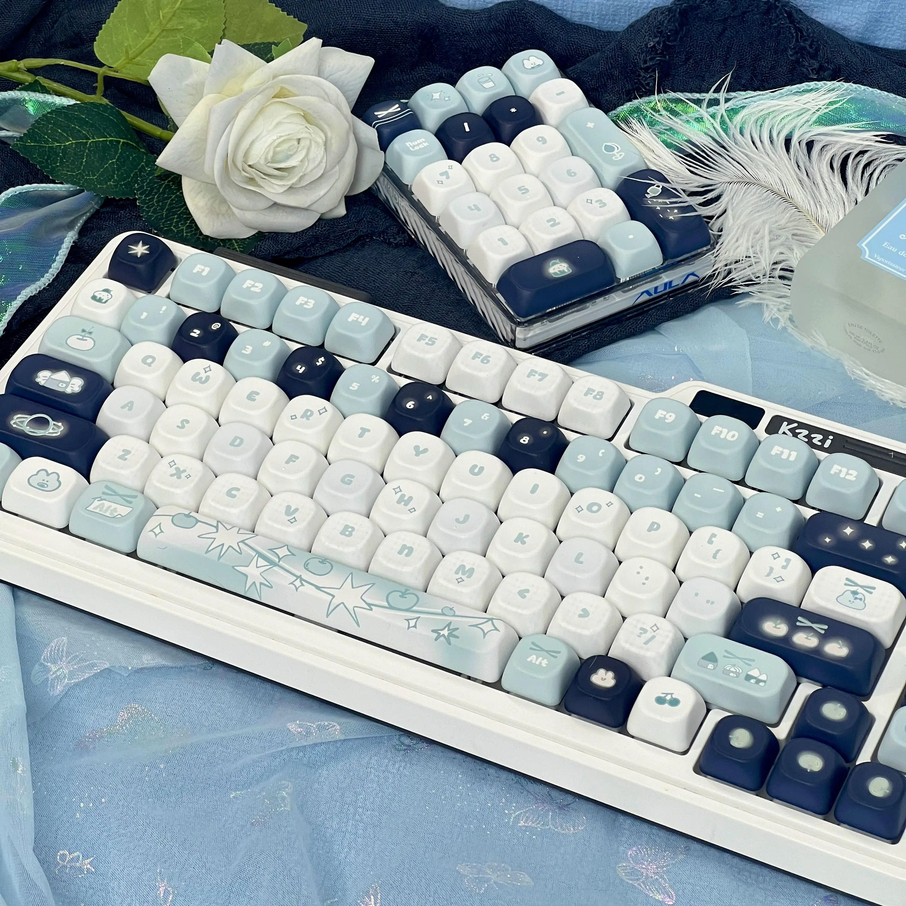 

120-клавишная клавиатура с защитой окружающей среды, колпачки для клавиш с пятью сторонами, колпачки для клавиш из ПБТ, профиль Cherry/MOA для переключателей MX, клавиатуры