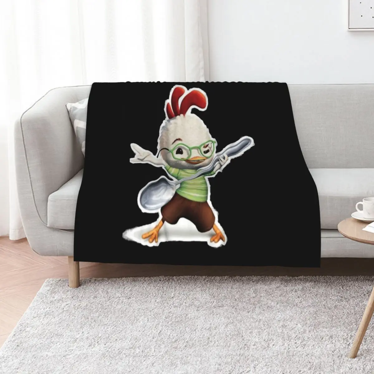 

Chicken Little Dancing Classic . Essential Throw Blanket Bed christmas gifts Bed Fashionable Multi-Purpose Blankets