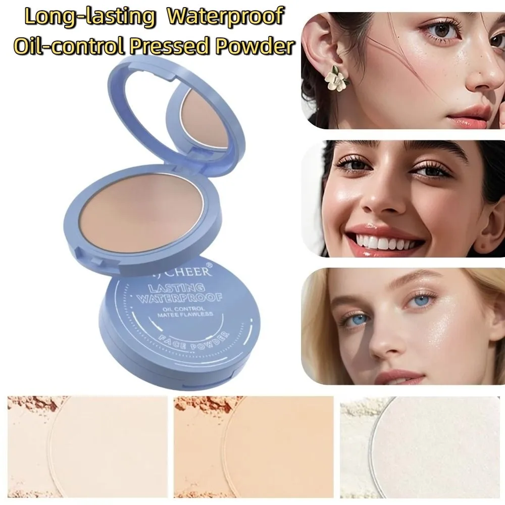 

Long-lasting Setting Powder Cream Matte Waterproof Oil-control Pressed Powder Brightening Sweatproof Brightening Face Powder