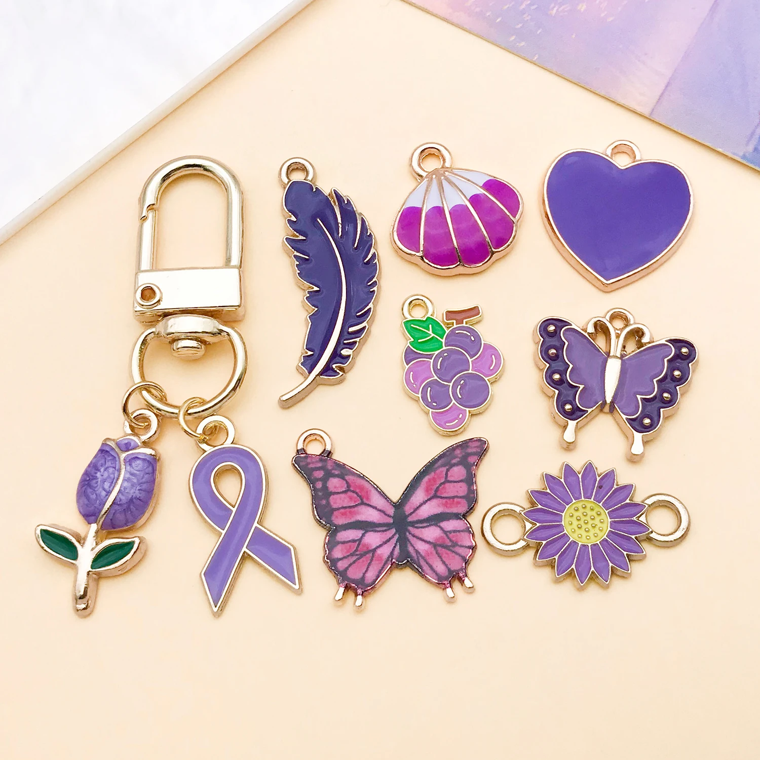 Enamel Charms Alloy Various Styles Pendants for DIY